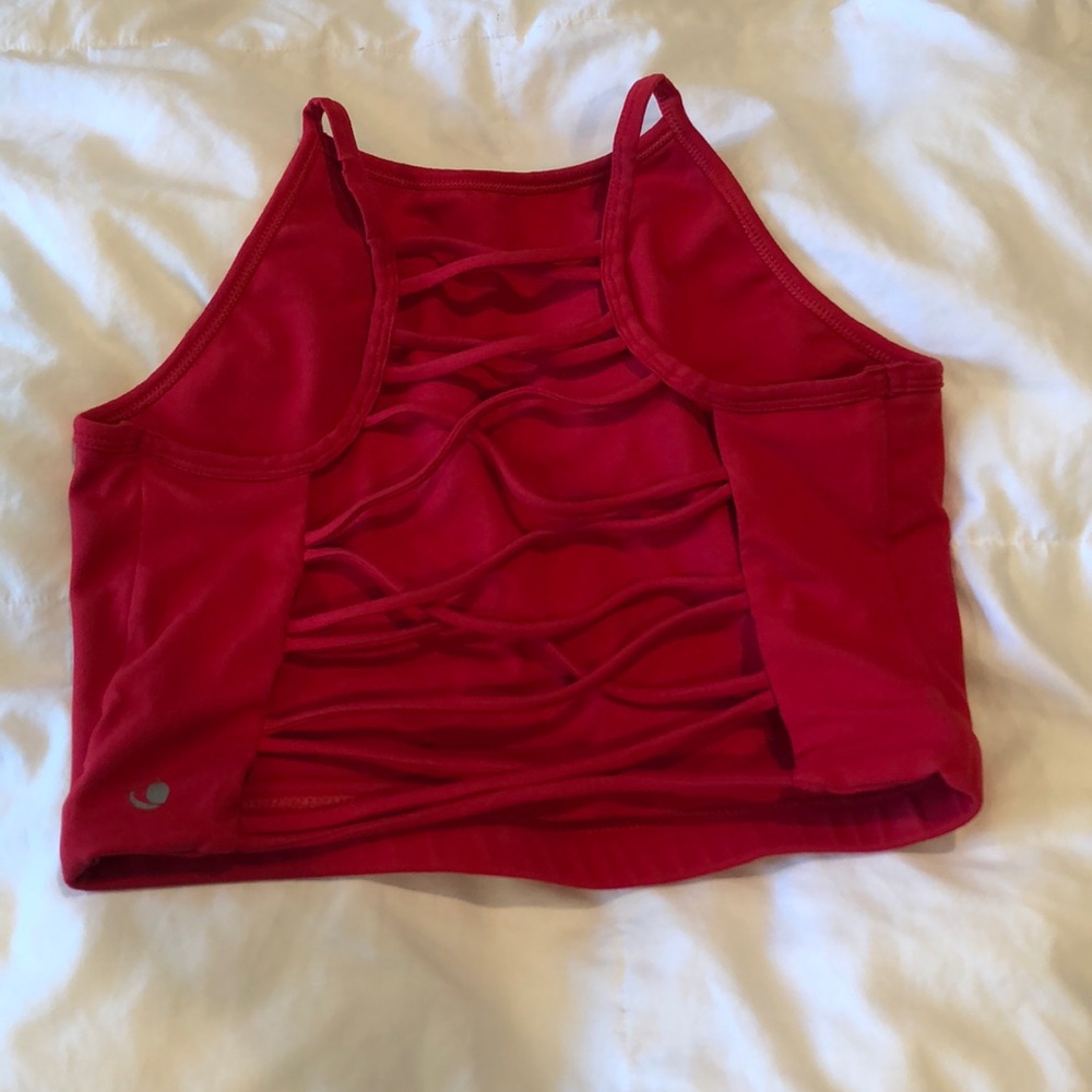 Carbon 38 Red Crop Top